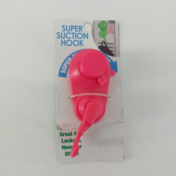 Super Suction Hook Set of 3 Pink Blue Home Locker Office - Picture 5 of 12